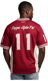 Big Boy Headgear Kappa Alpha Psi Divine 9 S17 Mens Football Jersey [Crimson]