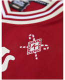 Big Boy Headgear Kappa Alpha Psi Divine 9 S17 Mens Football Jersey [Crimson]