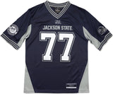 Big Boy Jackson State Tigers S11 Mens Football Jersey [Navy Blue]