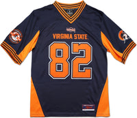 Big Boy Virginia State Trojans S11 Mens Football Jersey [Navy Blue]