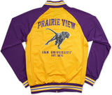 Big Boy Prairie View A&M Panthers S3 Mens Jogging Suit Jacket [Gold]