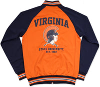 Big Boy Virginia State Trojans S3 Mens Jogging Suit Jacket [Orange]