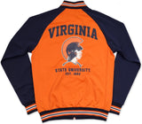 Big Boy Virginia State Trojans S3 Mens Jogging Suit Jacket [Orange]