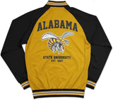 Big Boy Alabama State Hornets S3 Mens Jogging Suit Jacket [Gold]