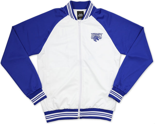 Big Boy Fayetteville State Broncos S3 Mens Jogging Suit Jacket [White]