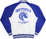 Big Boy Fayetteville State Broncos S3 Mens Jogging Suit Jacket [White]