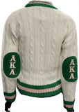 Buffalo Dallas Alpha Kappa Alpha V-Neck Sweater [Alabaster]
