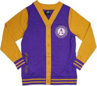 Big Boy Alcorn State Braves S6 Light Weight Ladies Cardigan [Purple]
