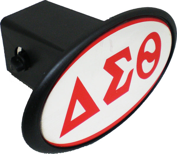 Delta Sigma Theta Domed Hitch Cover [Black]
