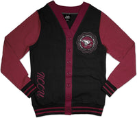 Big Boy North Carolina Central Eagles S6 Light Weight Ladies Cardigan [Black]