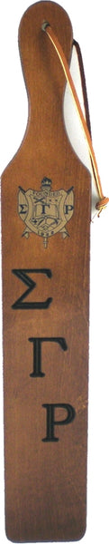 Sigma Gamma Rho Traditional Wood Paddle [Brown]