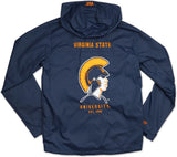Big Boy Virginia State Trojans S5 Mens Windbreaker Jacket [Navy Blue]