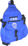 Buffalo Dallas Zeta Phi Beta Sling Bag [Blue]