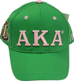 Buffalo Dallas Alpha Kappa Alpha Baseball Cap [Green]