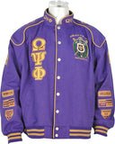 Buffalo Dallas Omega Psi Phi Racing Jacket [Purple]