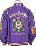 Buffalo Dallas Omega Psi Phi Racing Jacket [Purple]
