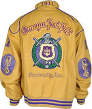 Buffalo Dallas Omega Psi Phi Racing Jacket [Gold]