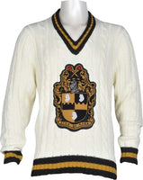 Buffalo Dallas Alpha Phi Alpha V-Neck Sweater [Cream]