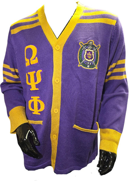 Buffalo Dallas Omega Psi Phi Cardigan [Purple]