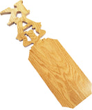 Kappa Alpha Psi Group Letters Domed Wood Wall Hanger [Brown]