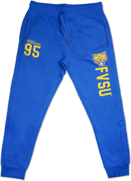 Big Boy Fort Valley State Wildcats Mens Jogger Sweatpants [Royal Blue]