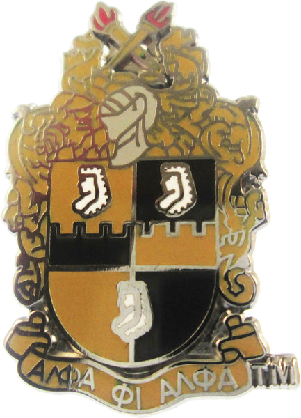 Alpha Phi Alpha Shield Lapel Pin [Silver]