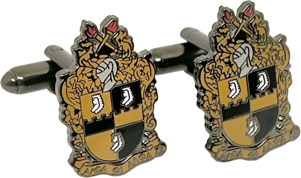 Alpha Phi Alpha Shield Cuff Links [Silver]