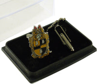 Alpha Phi Alpha Shield Cuff Links [Silver]