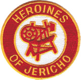 Heroines Of Jericho Emblem Round Iron-On Patch [Red]