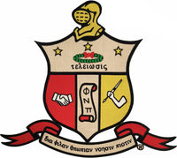 Kappa Alpha Psi Shield Iron-On Patch [Multi-Colored]