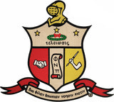 Kappa Alpha Psi Shield Iron-On Patch [Multi-Colored]