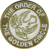 Order Of The Golden Circle Symbol Round Iron-On Patch [Gold]