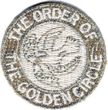 Order Of The Golden Circle Symbol Round Iron-On Patch [Gold]