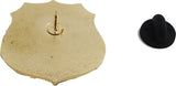 Omega Psi Phi Escutcheon 20 Pearl Shield Lapel Pin [Gold]