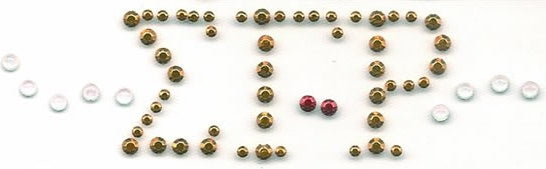 Sigma Gamma Rho Letter Studstones & Pearls Heat Transfer [Gold]