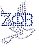 Zeta Phi Beta Dove Studstone Heat Transfer [Silver]