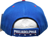 Big Boy Philadelphia Stars Legacy S142 Mens Baseball Cap [Flat Bill - Royal Blue]