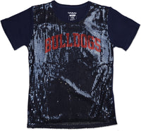 Big Boy South Carolina State Bulldogs S3 Ladies Sequins Tee [Navy Blue]
