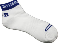 Zeta Phi Beta Bootie Socks [White]