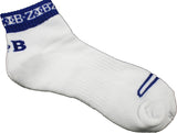 Zeta Phi Beta Bootie Socks [White]