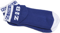 Zeta Phi Beta Bootie Socks [Blue]