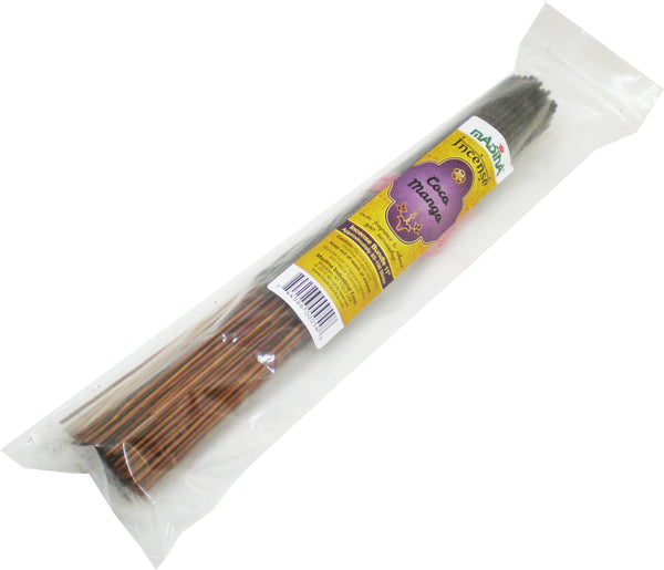 Madina Coco Mango Scented Fragrance Incense Stick Bundle [Brown]