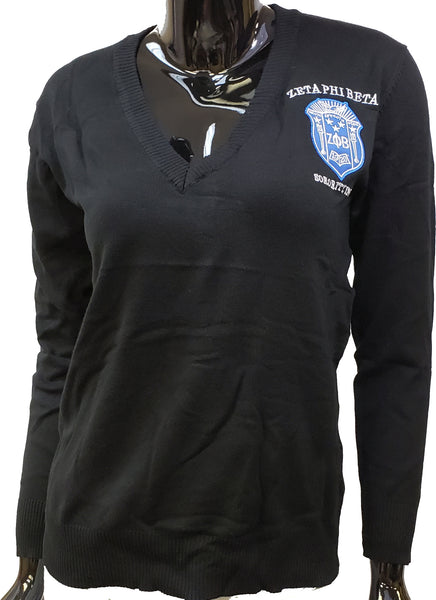 Buffalo Dallas Zeta Phi Beta Classic Cardigan [Pullover - Black]