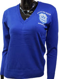 Buffalo Dallas Zeta Phi Beta Classic Cardigan [Pullover - Blue]