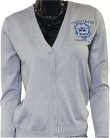 Buffalo Dallas Zeta Phi Beta Classic Cardigan [Button Down - Grey]