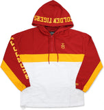 Big Boy Tuskegee Golden Tigers Womens Anorak Jacket [Crimson Red]
