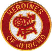 Heroines Of Jericho Symbol Round Iron-On Patch [Red]