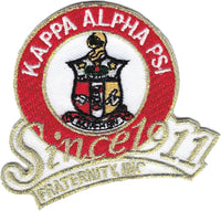 Kappa Alpha Psi Fraternity, Inc. Since 1911 Iron-On Patch [White]
