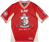Big Boy Kappa Alpha Psi Divine 9 S8 Mens Football Jersey [Crimson Red]