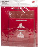 Delta Sigma Theta Crest Paper Gift Bag Set [Pre-Pack - Red]